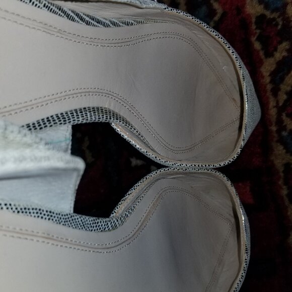 Marc Fisher LTD. Sunny 5 Slip On Leather d'Orsay Flats  Metallic Gold 7.5 M - Picture 13 of 14